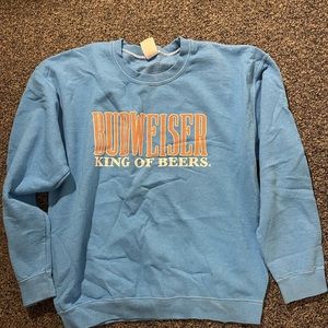 urban outfitters budweiser blue vintage sweatshirt